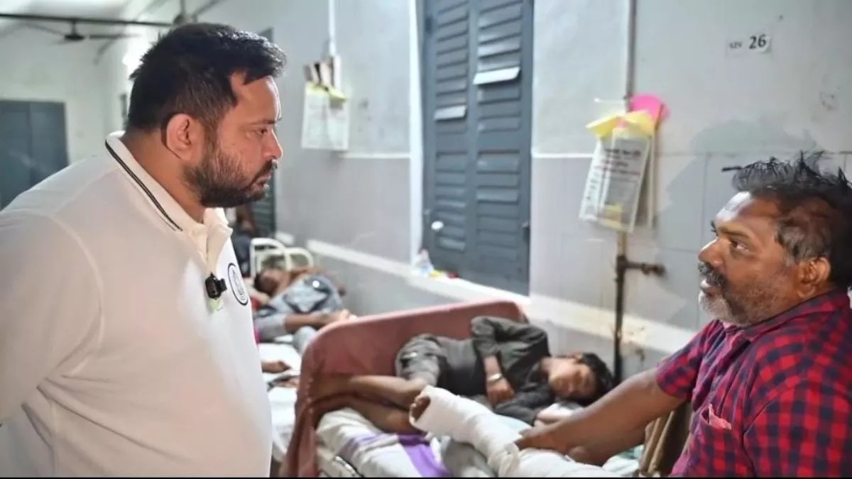 बिहार : आधी रात को तेजस्वी यादव पहुँचे पूर्णिया मेडिकल कॉलेज,खोल दी सिस्टम की पोल