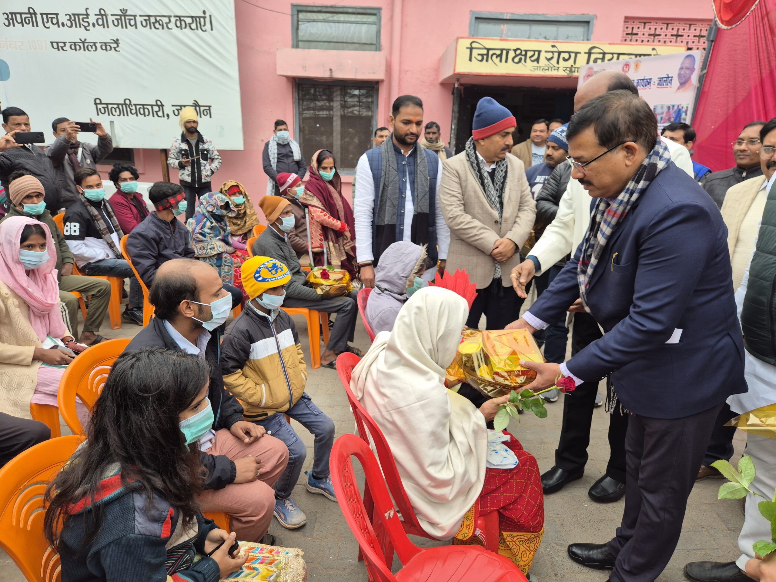 नववर्ष पर टीबी मुक्त भारत की दिशा में बड़ा कदम, 25 क्षय रोगियों को मिला पोषण आहार*
