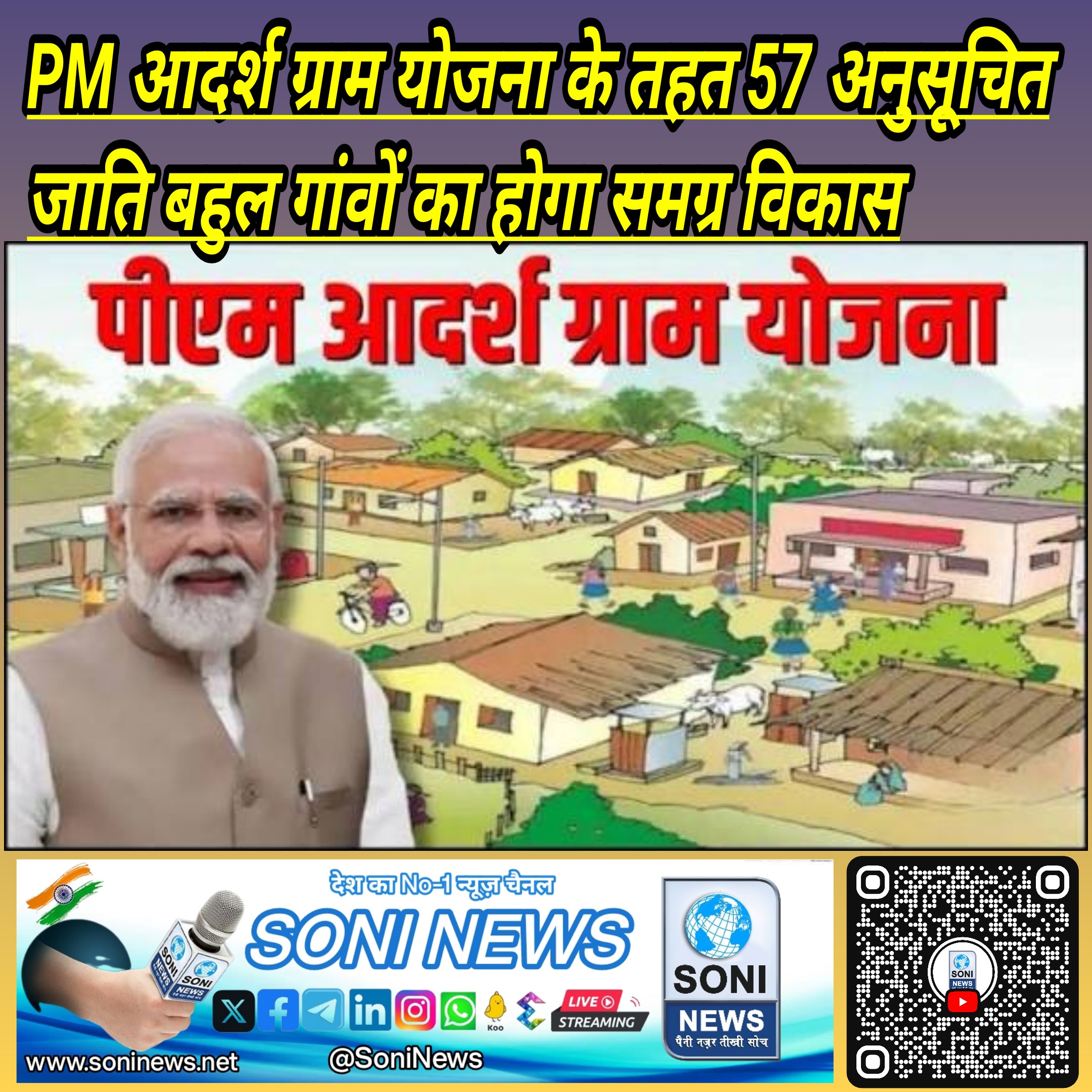 Jalaun : PM आदर्श ग्राम योजना के तहत 57 अनुसूचित जाति बहुल गांवों का होगा समग्र विकास