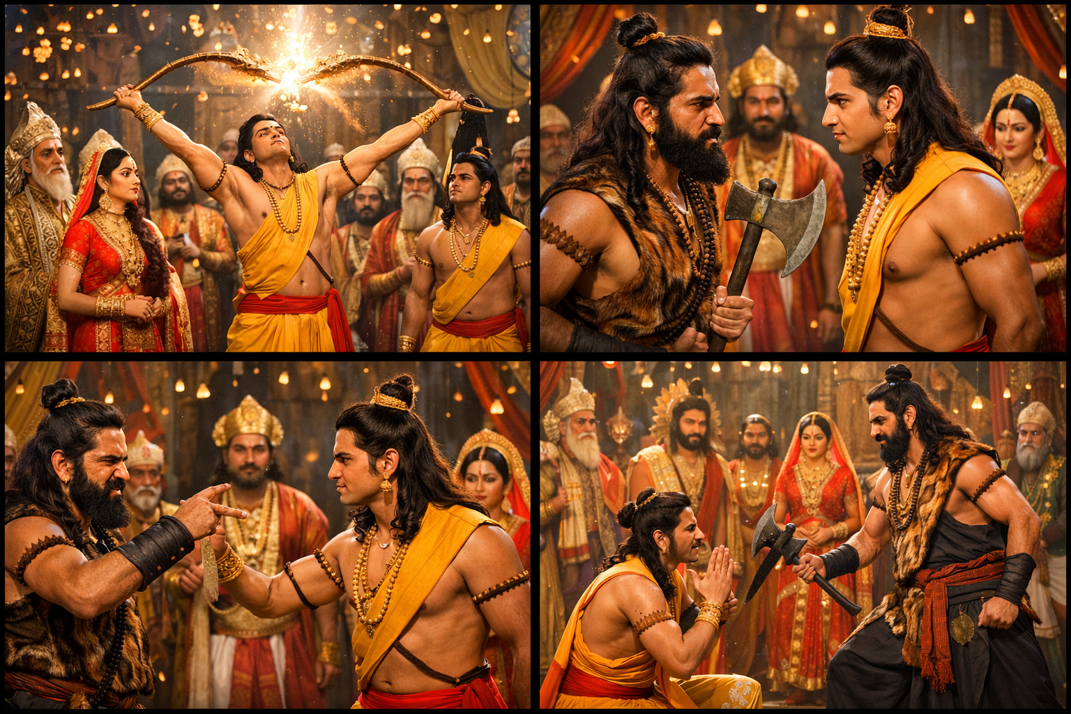 ताड़का वध के बाद आज धनुष यज्ञ की प्रस्तुति परशुराम-लक्ष्मण संवाद से गूंजेगा मंच।