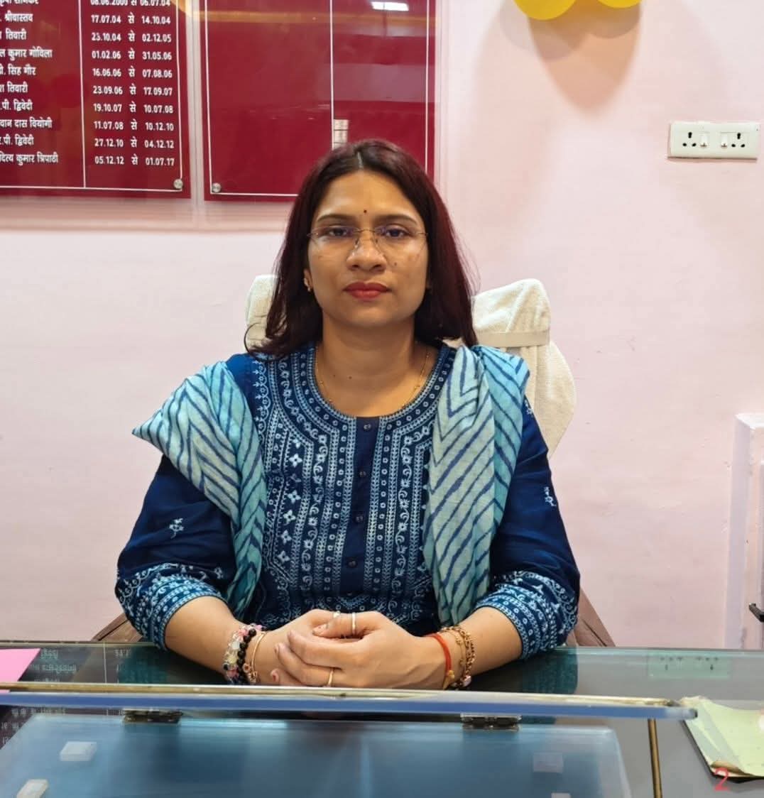 नवनियुक्त एआरटीओ प्रशासन सौम्या पाण्डेय ने संभाला कार्यभार।